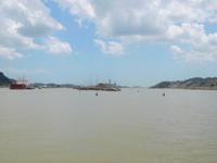 Panamakanal - neuer und alter Teil