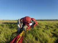 nach der Ballonfahrt