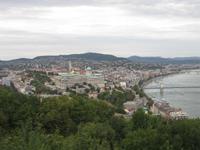 Budapest - Blick vom Gellertberg auf Buda