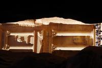 Petra - Blick aus dem Siq zum Schatzhaus