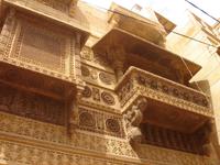 Häuserfront in Jaisalmer