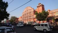 Der Palast der Winde in Jaipur in der Morgensonne