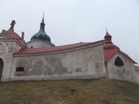 Nepomukkirche Zelena Hora bei Zdar