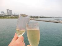 die Kreuzfahrt beginnt