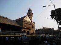 Crawford Markt Mumbai von außen