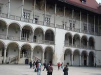 Krakau, Rundgang: Wawel: Schloss: Innenhof