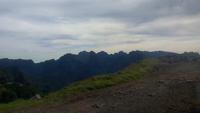 Fahrt über die Hochebene –Paul da Serra,In der Bergkette sind die 3 höchsten Gipfel der Insel