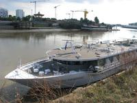 vor Anker in Nantes