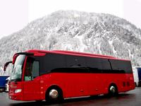 Unser Reisebus auf der Tauernalm