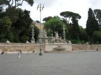 Valadier Terasse an der Piazza del Popolo