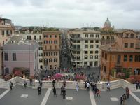 Blick von den Terassen der Spanischen Treppe