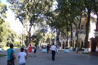 Fußgängerzone in Tashkent