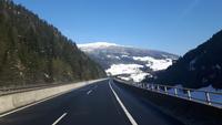 Heimreise über den Brennerpass ...