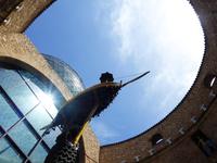 der Schirm öffnet sich