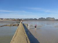 Jersey, St. Helier, Strand beim Hotel Ommaroo