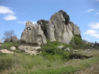 Auf der Hochebene von Agrimusco - Megalite - das Affengesicht