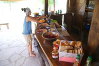 unser erstes Picknick auf dem Muruani Campingplatz