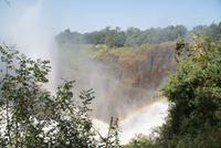 An den Viktoriafällen in Simbabwe-gewaltig!