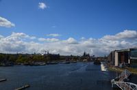 052 Amsterdam, Blick vom Dach des Nemo Sience Museums