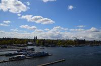 053 Amsterdam, Blick vom Dach des Nemo Sience Museums