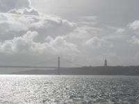 Christusstatue am anderen Ufer des Tejo