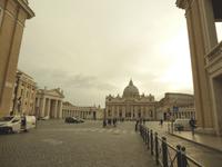 rom, 11.05.2017 Petersplatz nach 20 Uhr