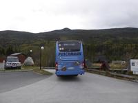 Parken bei Gol, Bus muss wenden