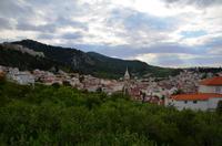 300 Hvar, Blick auf die Stadt mit Burg und Festung