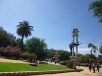 Sevilla Jardin del Murillo Monumento Colon