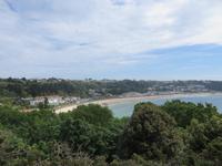 Ausblick auf das Hollywood Jerseys in St. Brelades Bay