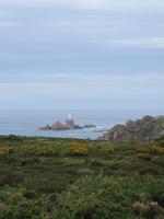 der Corbiere Leuchtturm, unser Mittagsziel für heute, ist schon sichtbar