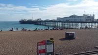 Am Strand von Brighton- direkt am Pier