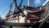 Admiral Nelson's Schlachtschiff, die HMS Victory 