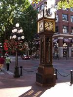 Die berühmte Gas Clock in Vancouver