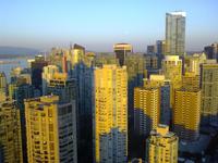 Blick vom Restaurant Cloud 9 auf Vancouver