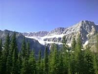 Blick auf einen Gletscher