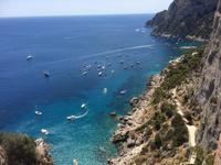 Blick von den Augustus-Gärten auf die Via Krupp