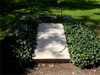 Das Grab von Christiane Vulpius