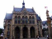 Das neogotische Rathaus Erfurts