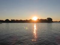 Bootsfahrt auf dem Chobe-River - Sonnenuntergang