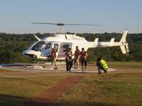 Vic Falls - Helikopterflug über die Victoria Fälle