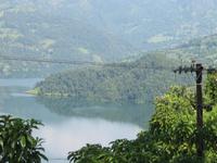 Blick vom Bungalow aus