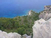 Blick von der Burg Monolithos