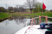Bootsfahrt auf dem Oberlandkanal