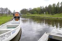 Bootsfahrt auf dem Oberlandkanal