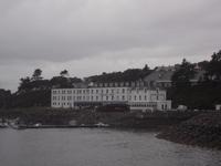 Blick zu unserem Hotel in Lochalsh