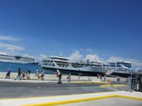 AIDAblu im Hafen von Korfu