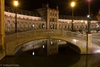 Sevilla Plaza Espana bei Nacht - L9982786