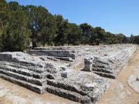  Syrakus: Opferaltar  Hieron II.ais dem 3. Jh. v. Chr.