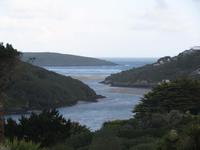 Der Gannal mündet bei Newquay ins Meer